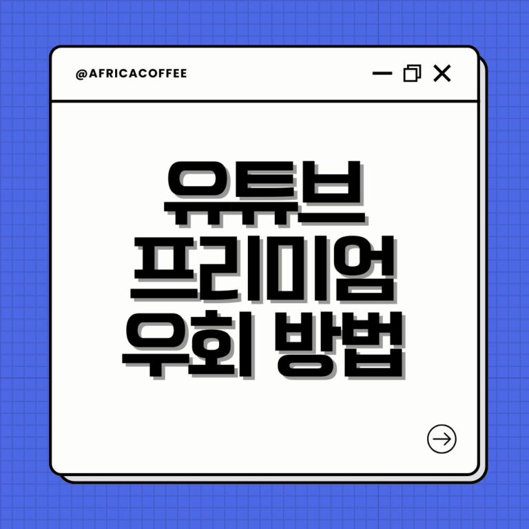 유튜브 프리미엄 우회 방법