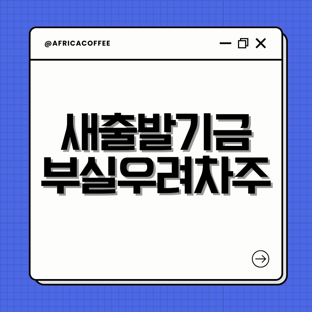 새출발기금 부실우려차주