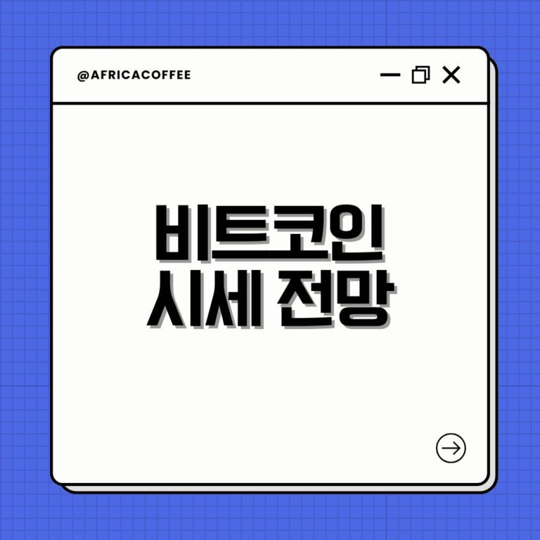 비트코인 시세 전망